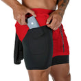 Load image into Gallery viewer, Camo Running Shorts Men Gym Sports Shorts 2 In 1 - multiple colors