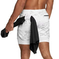 Load image into Gallery viewer, Camo Running Shorts Men Gym Sports Shorts 2 In 1 - multiple colors